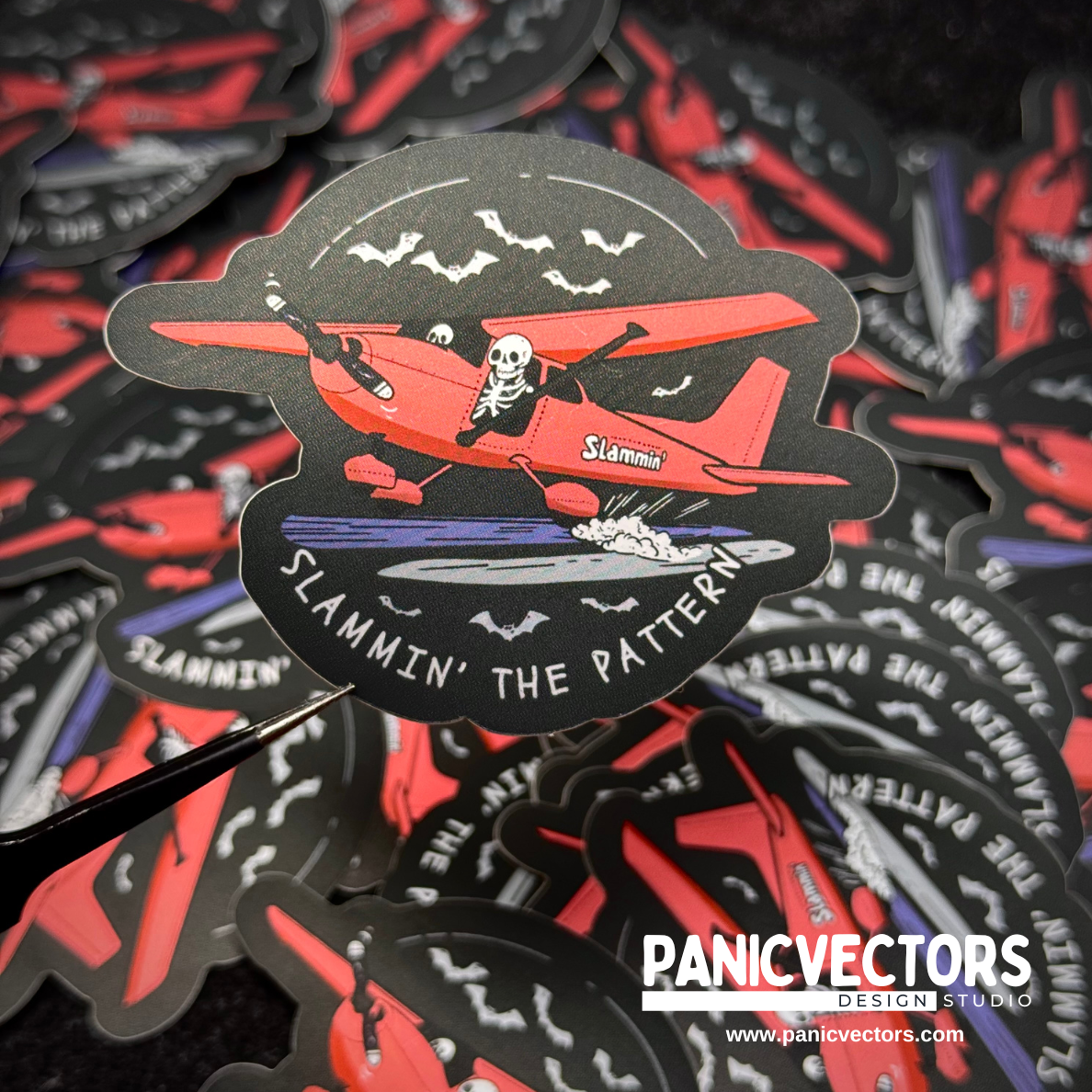 2024 Halloween Matte Reflective Bundle of 6 Stickers