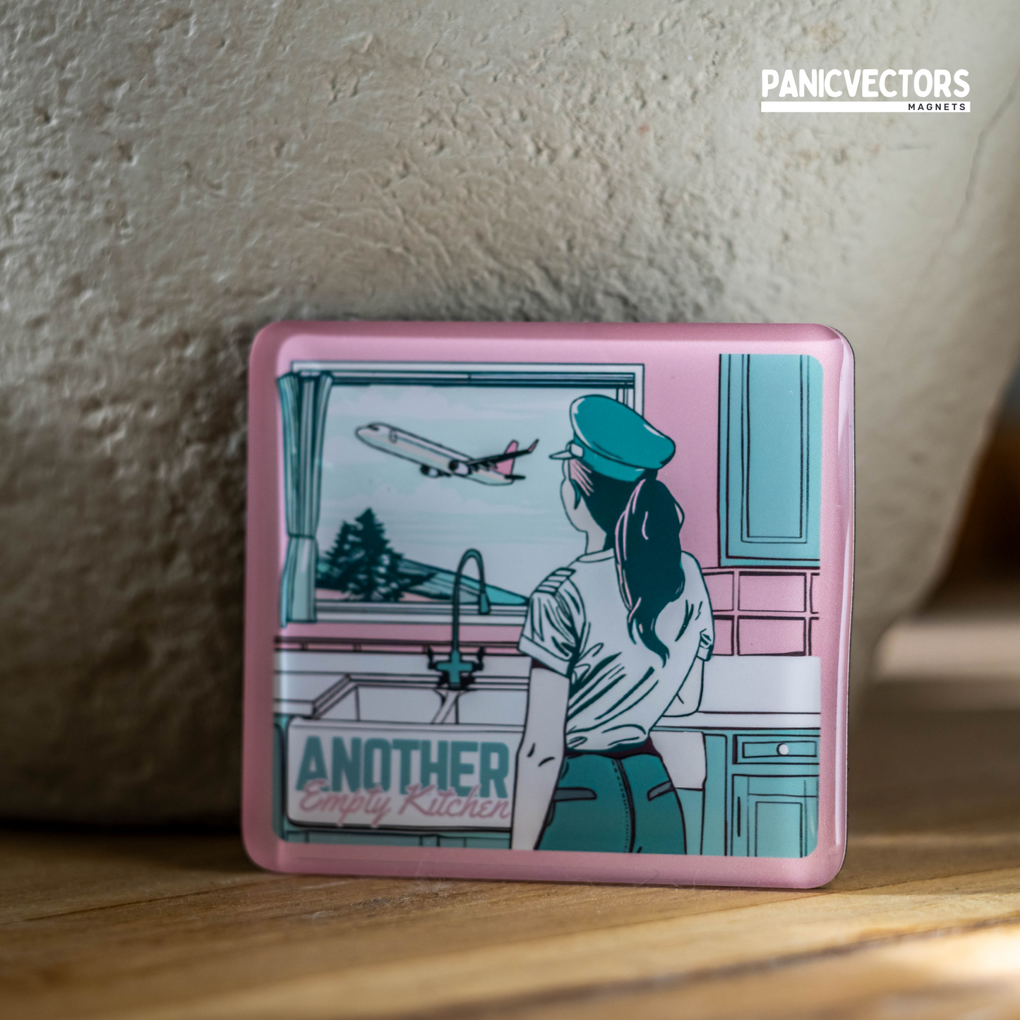 Another Empty Kitchen | Epoxy Fridge Magnet