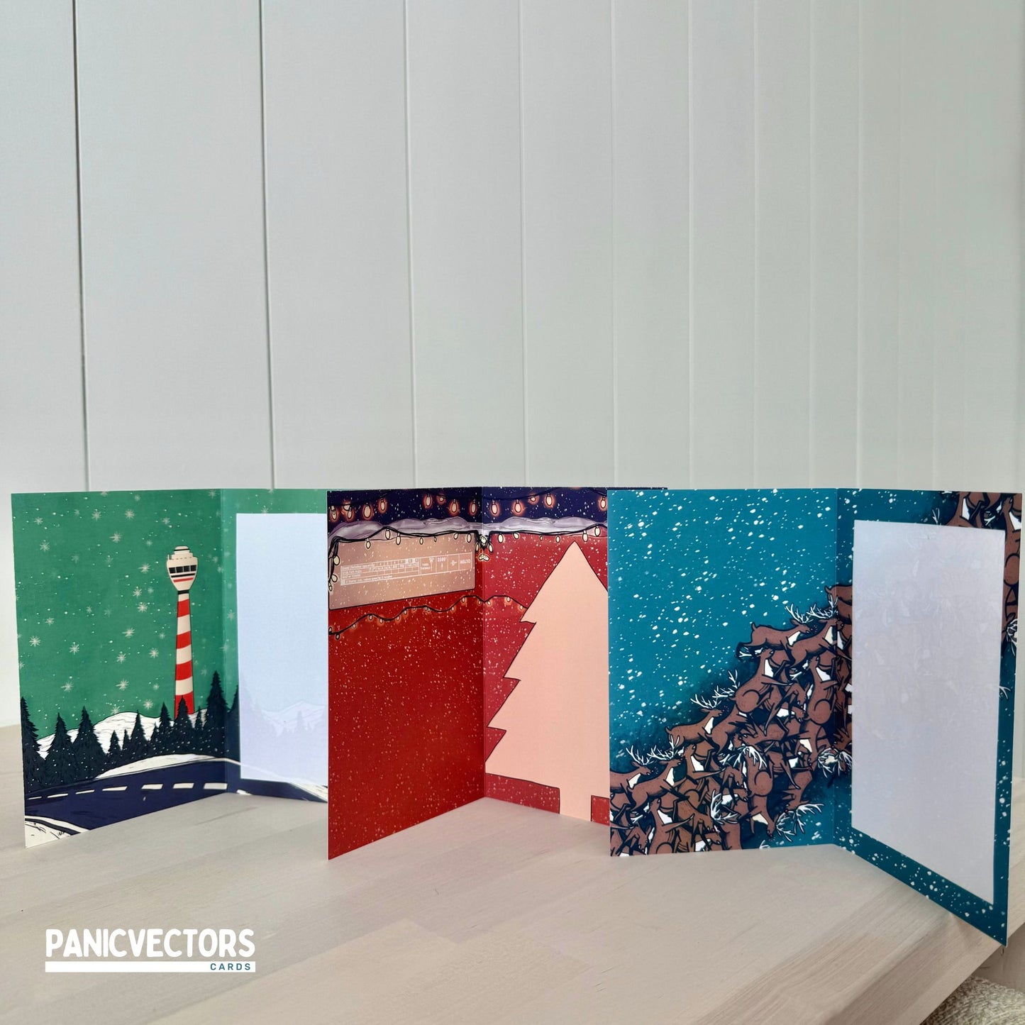 All 3 Variants of the Holiday Cards Pack