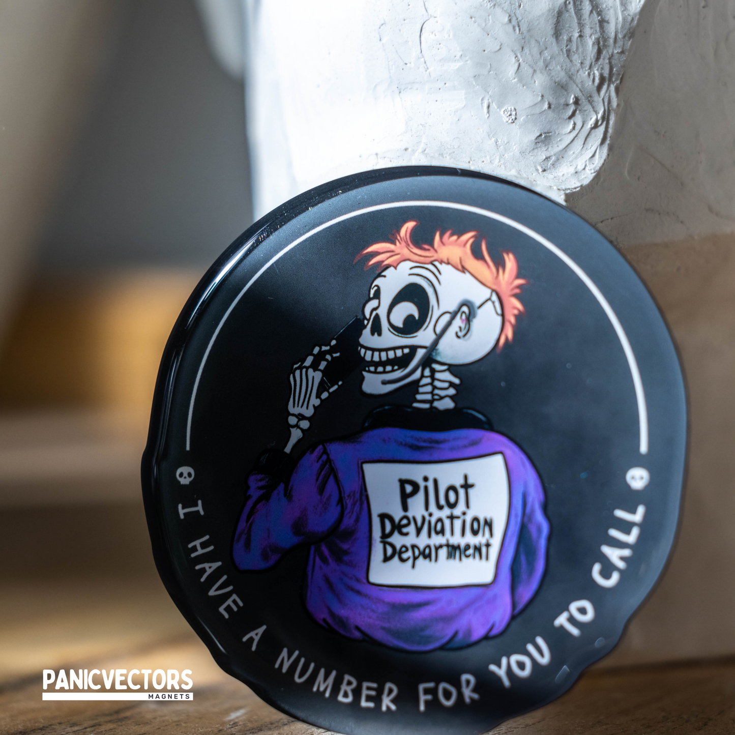I Have a Number For You ATC  | Epoxy Fridge Magnet