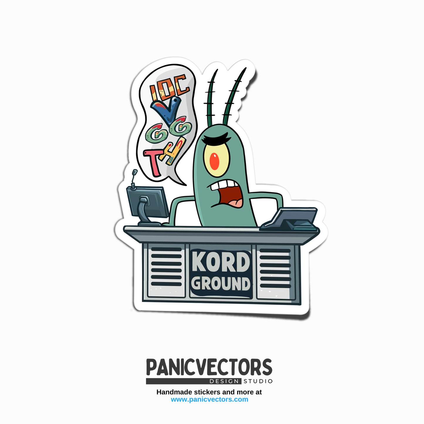 ATC KORD Ground Plankton Vinyl Sticker