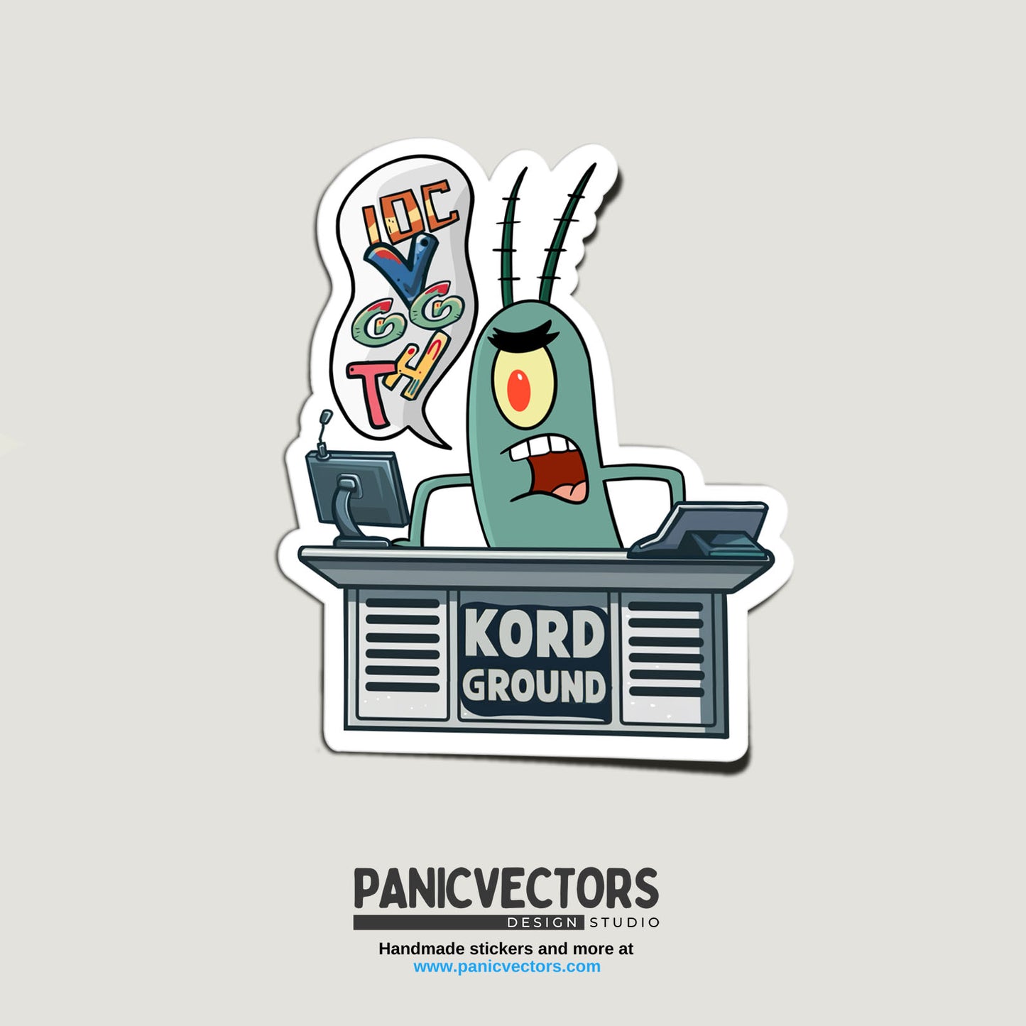 ATC KORD Ground Plankton Vinyl Sticker