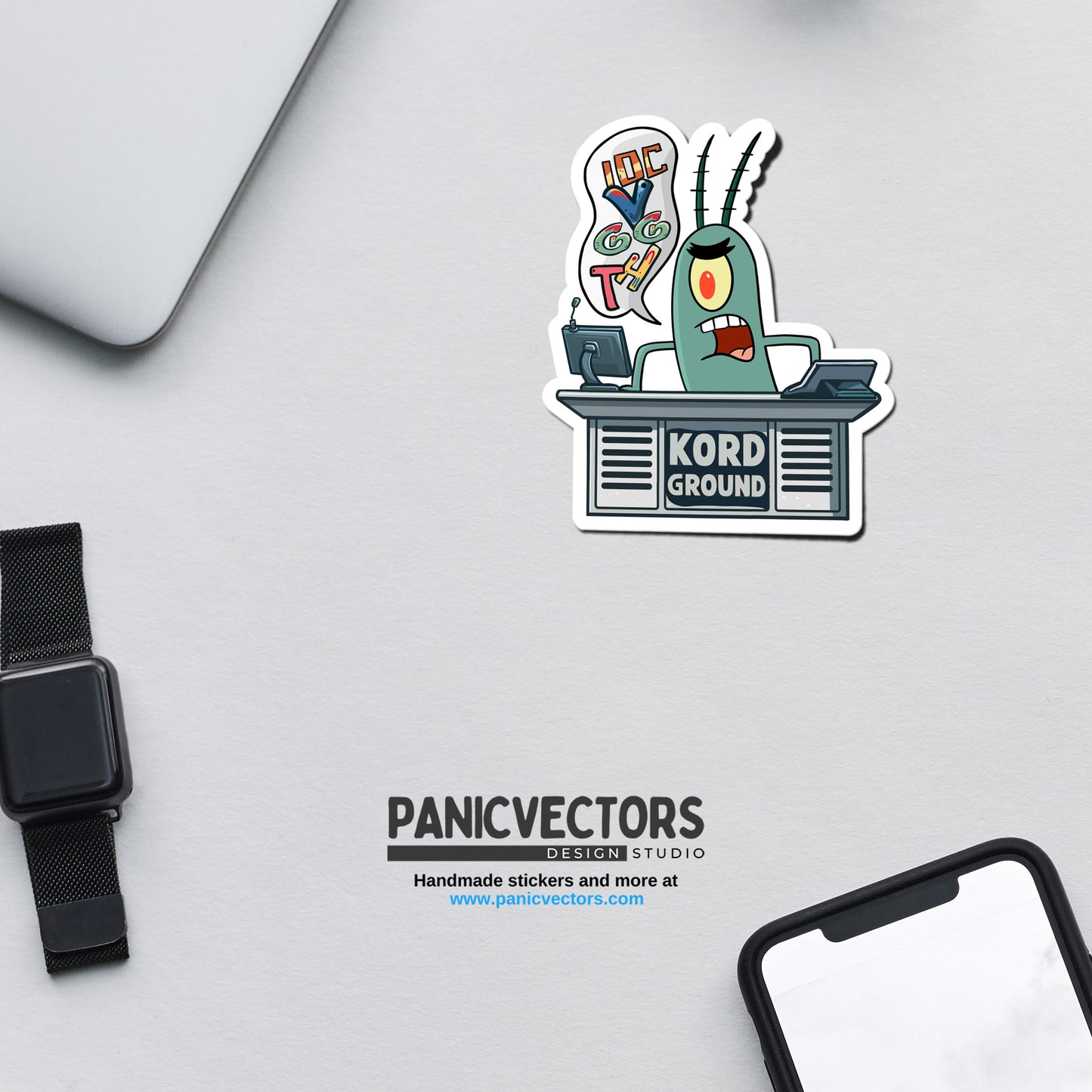 ATC KORD Ground Plankton Vinyl Sticker
