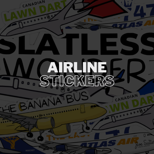 Airline Stickers