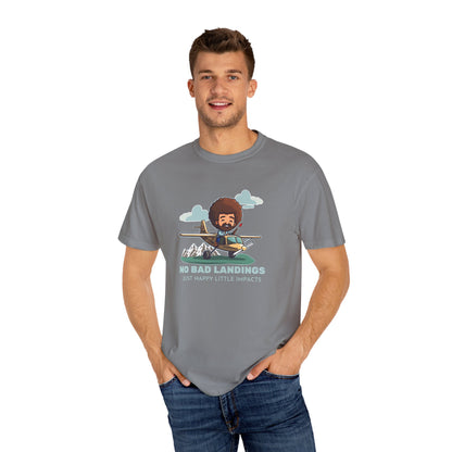 No Bad Landings Garment-Dyed Soft T-shirt