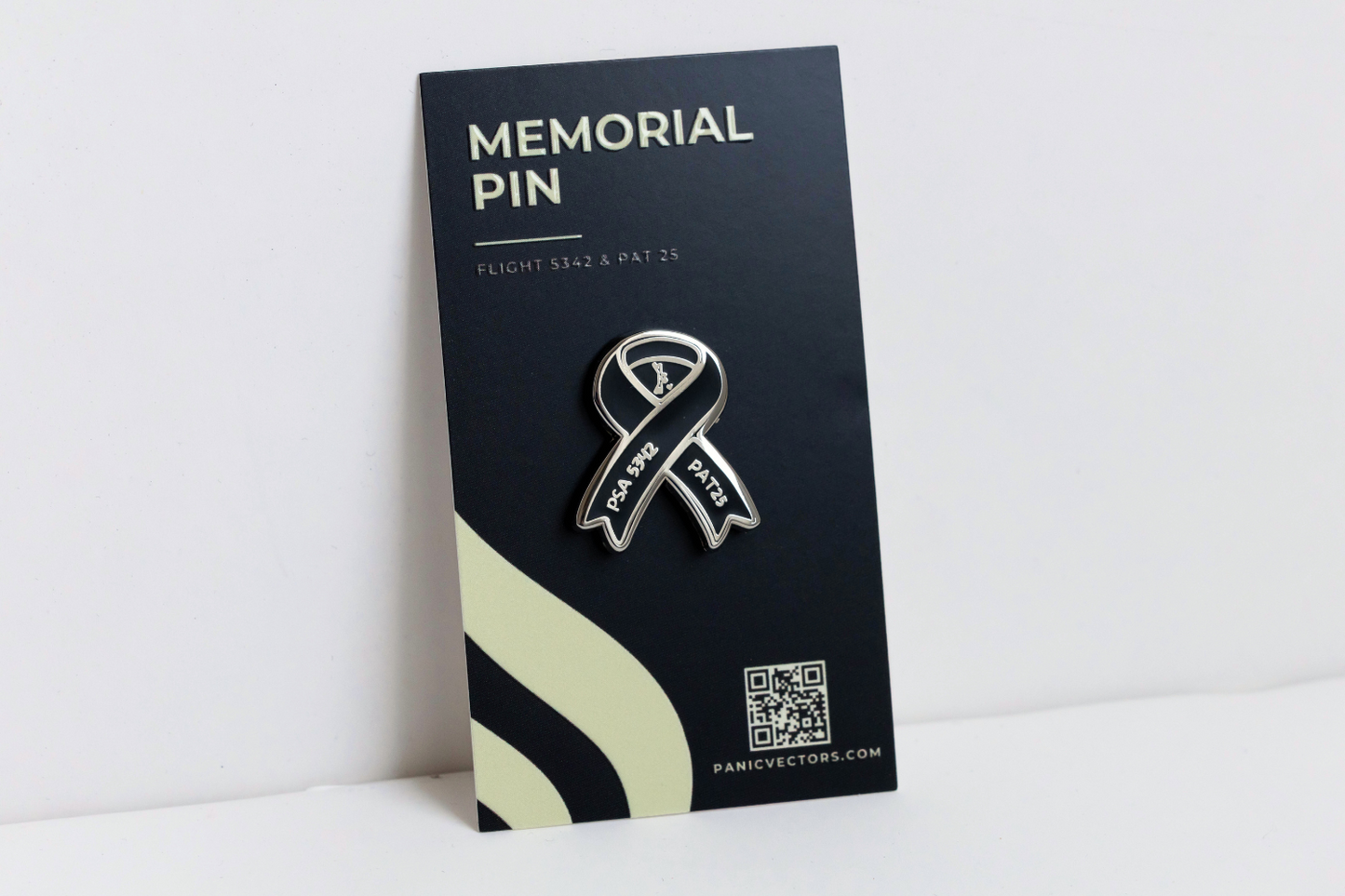 Black Ribbon Metal Pin | PSA 5342 & PAT 25