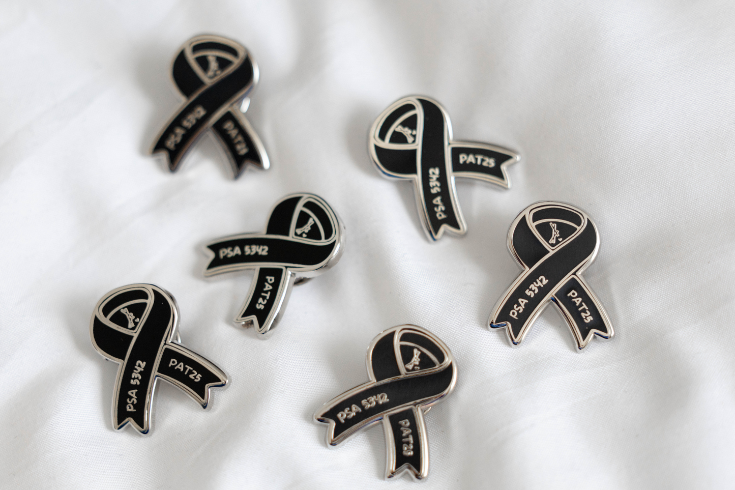 Black Ribbon Metal Pin | PSA 5342 & PAT 25