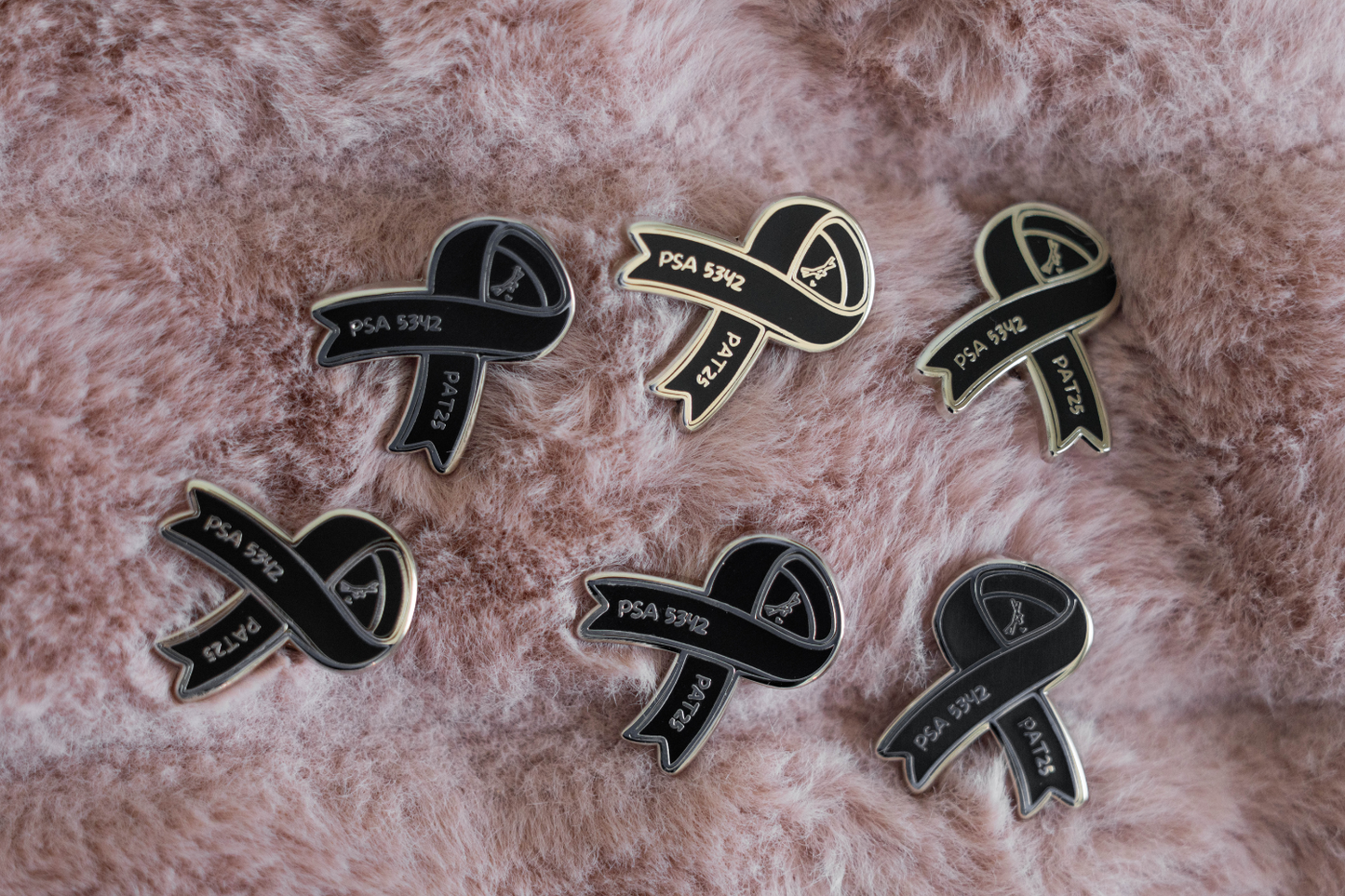 Black Ribbon Metal Pin | PSA 5342 & PAT 25