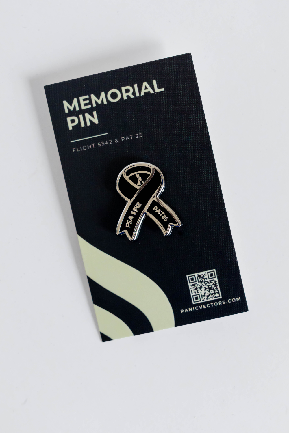 Black Ribbon Metal Pin | PSA 5342 & PAT 25
