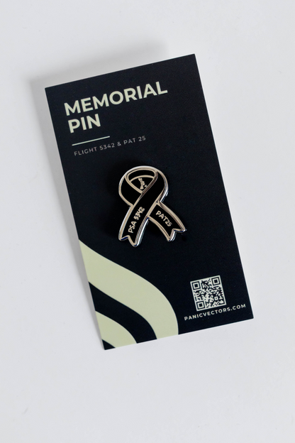 Black Ribbon Metal Pin | PSA 5342 & PAT 25