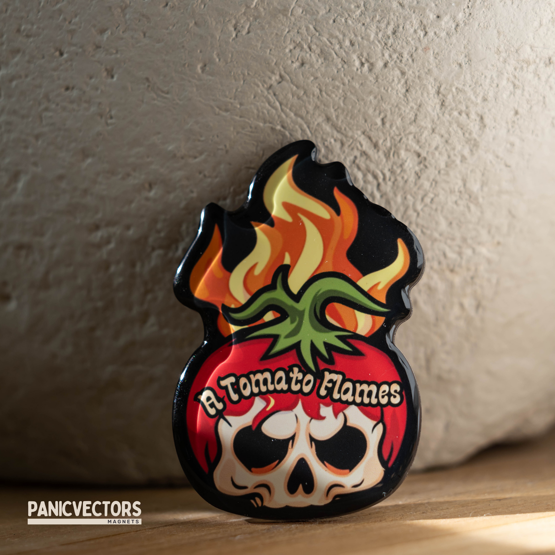 ATOMATOFLAMES | Epoxy Fridge Magnet – Panic Vectors ATOMATOFLAMES | Epoxy Fridge Magnet – Panic Vectors