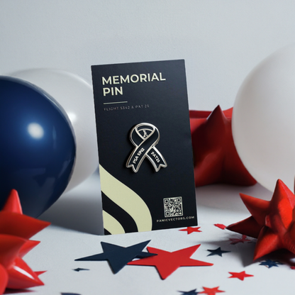 Black Ribbon Metal Pin | PSA 5342 & PAT 25