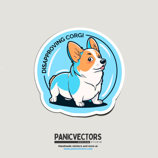 Disapproving Corgi