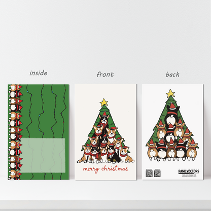 Corgi Christmas Card