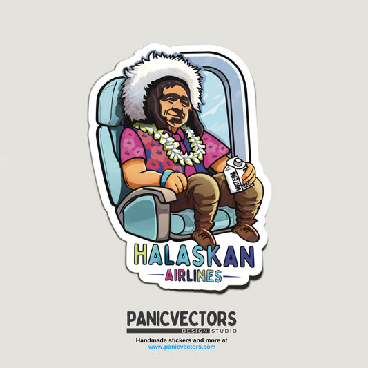 Halaskan Airlines Vinyl Sticker