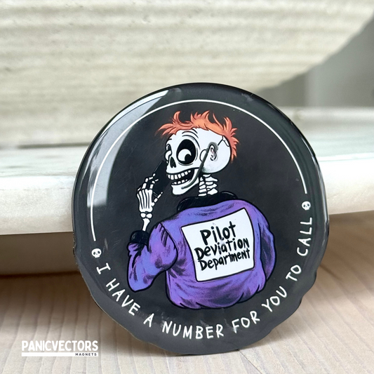 I Have a Number For You ATC  | Epoxy Fridge Magnet