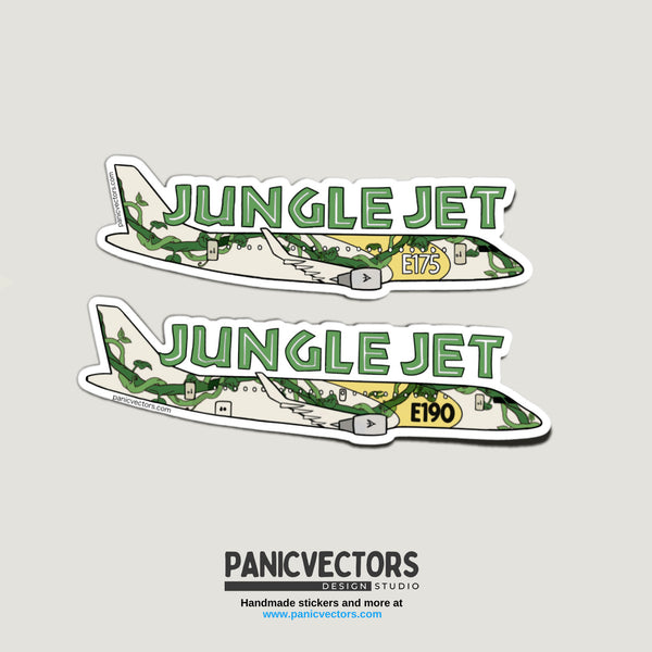 Jungle Jet Embraer – Panic Vectors