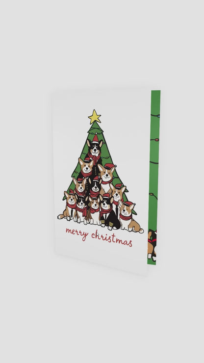 Corgi Christmas Card