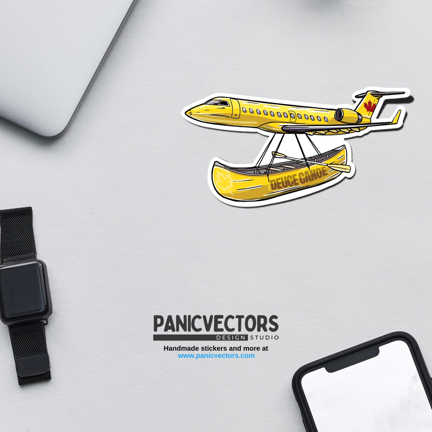 The Deuce Canoe CRJ 200 Vinyl Sticker