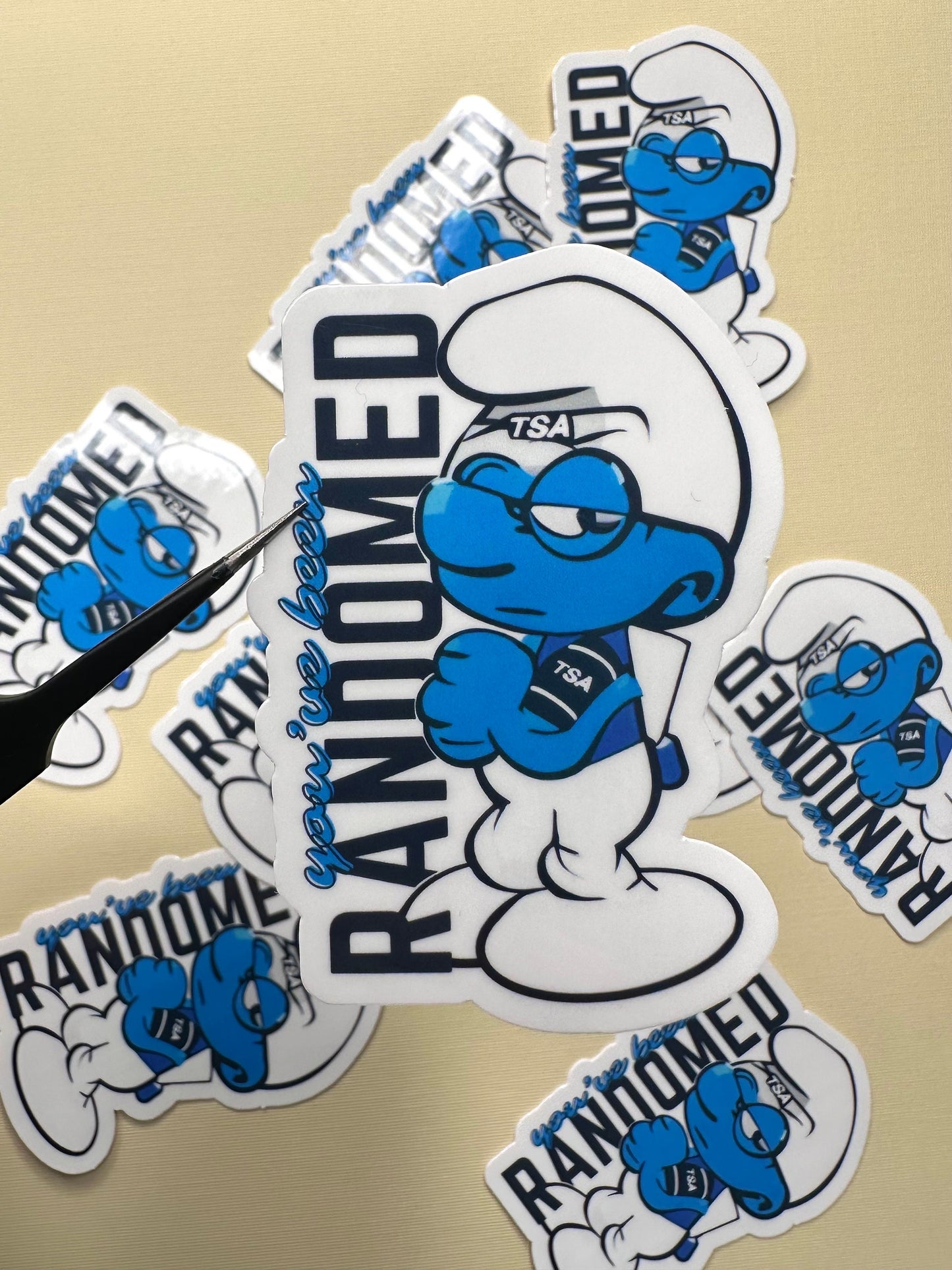 You're Randomed Smurf TSA