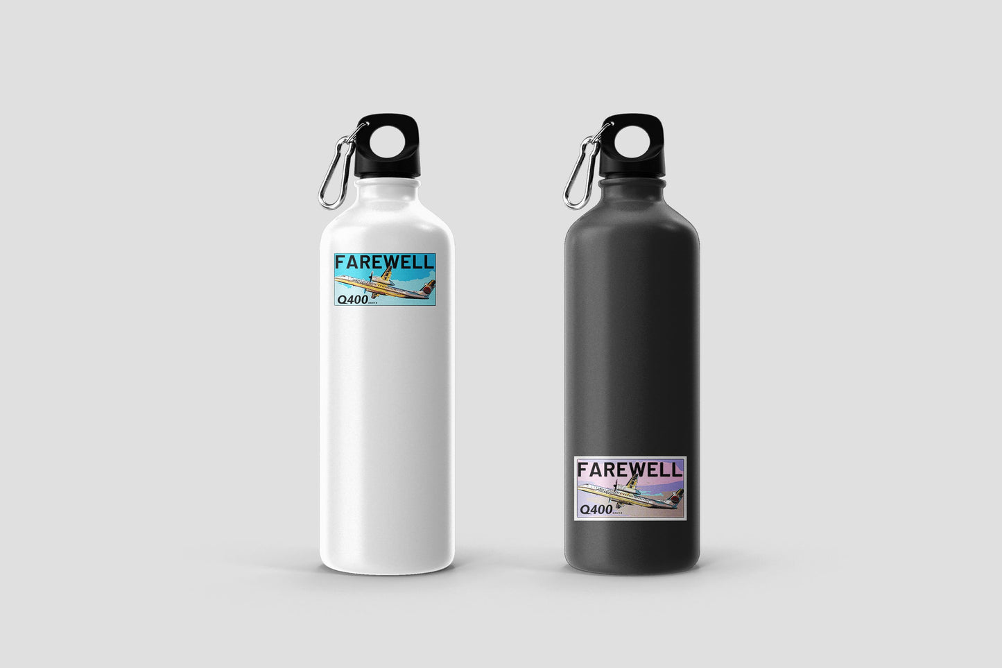 Farewell Dash 8 Q400 Horizon Meatball Vinyl Sticker