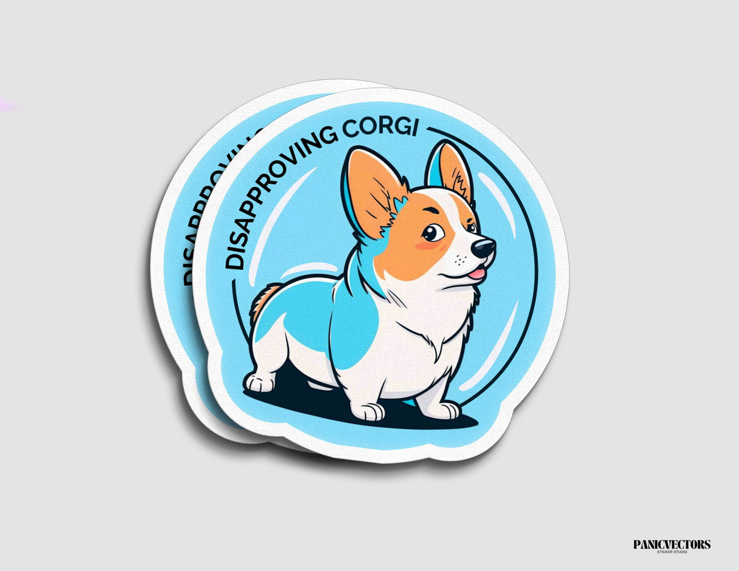 Disapproving Corgi