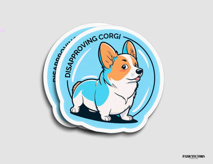 Disapproving Corgi