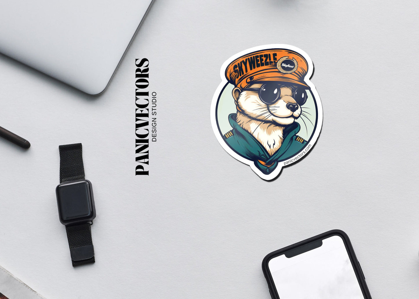 Skyweezle Pilot Vinyl Sticker