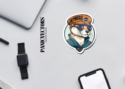 Skyweezle Pilot Vinyl Sticker