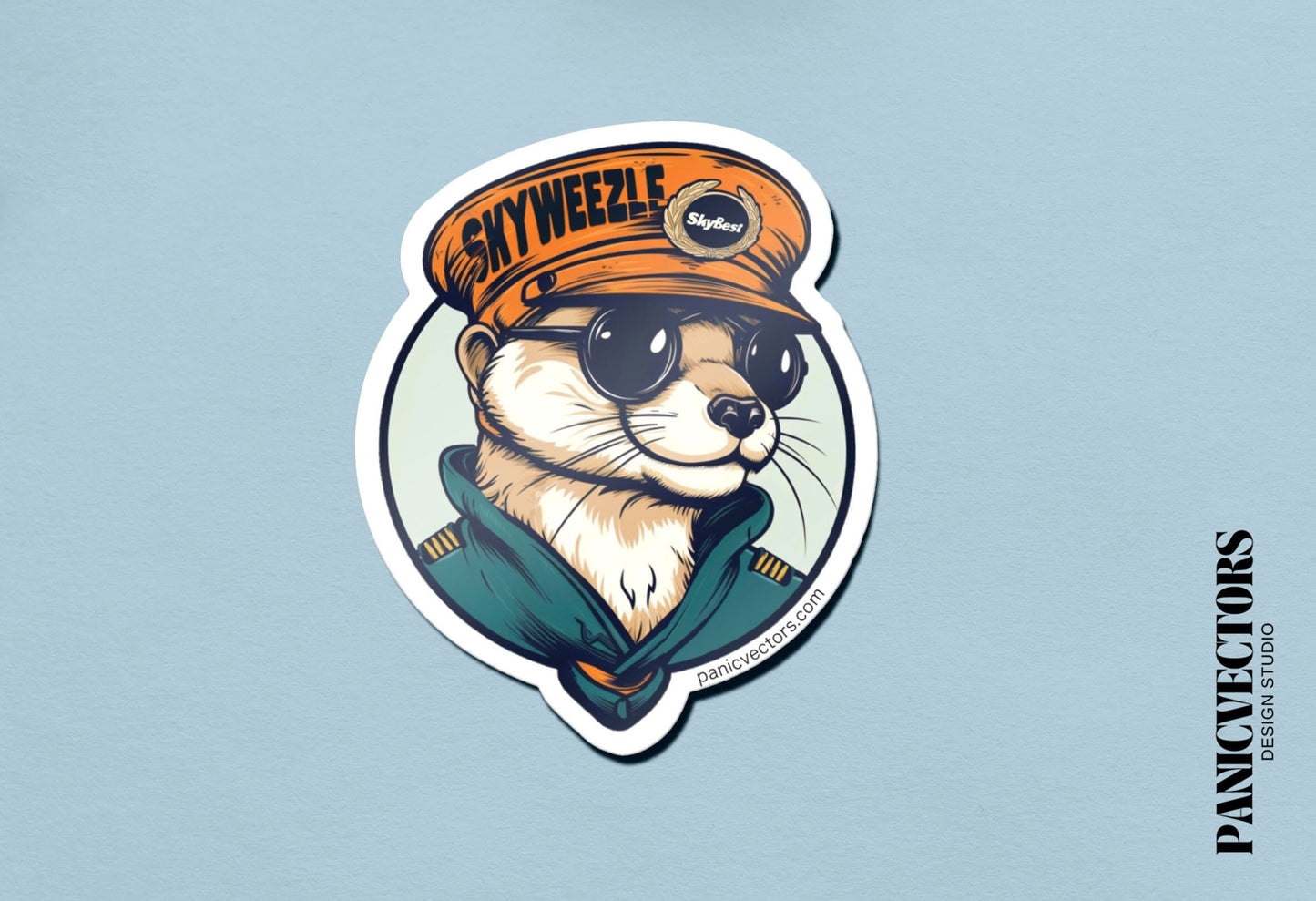 Skyweezle Pilot Vinyl Sticker