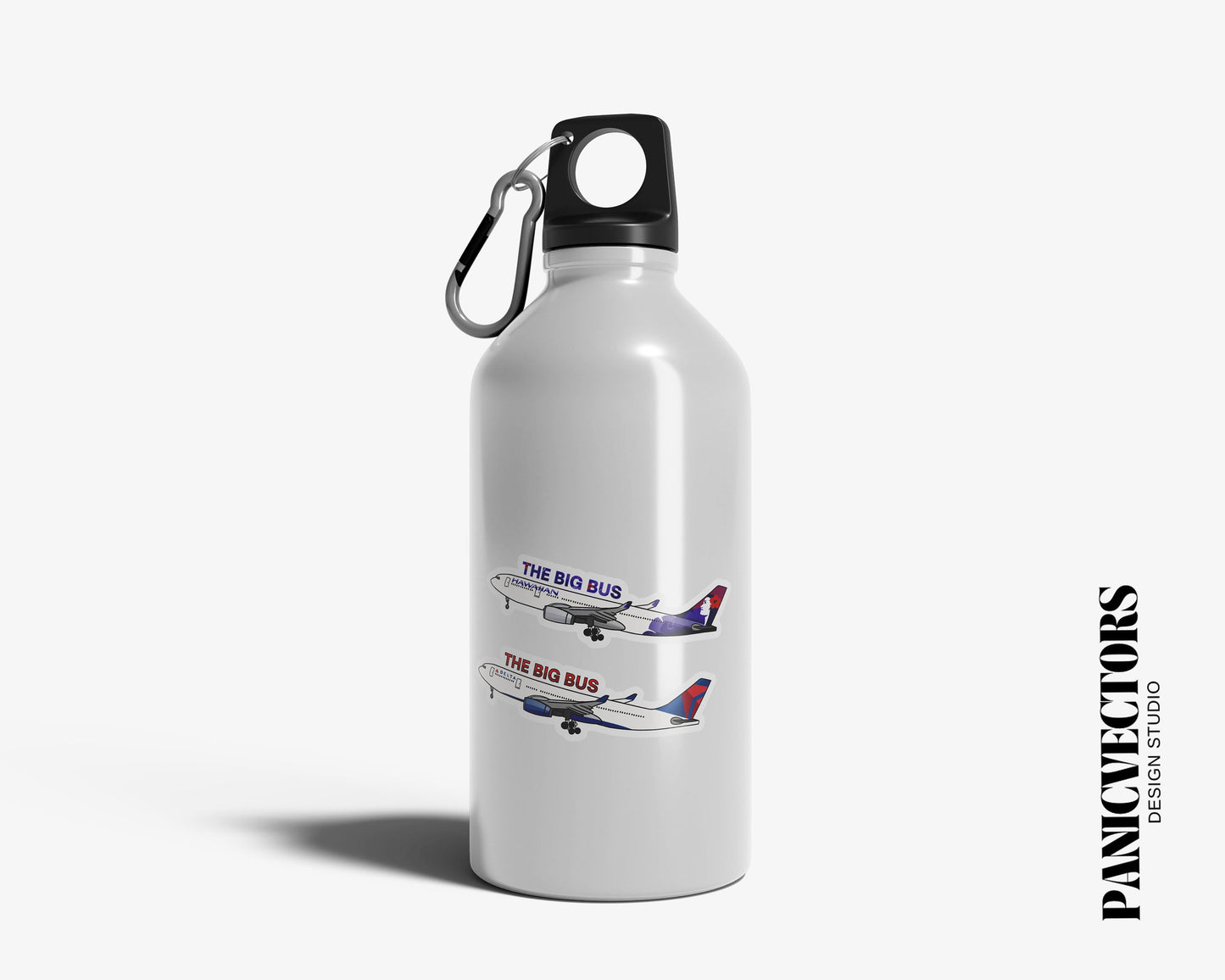 The Big Bus Airbus A330 Glossy Vinyl Sticker