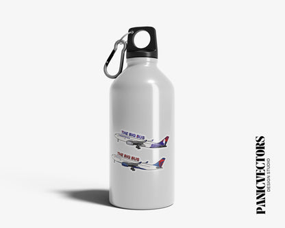The Big Bus Airbus A330 Glossy Vinyl Sticker
