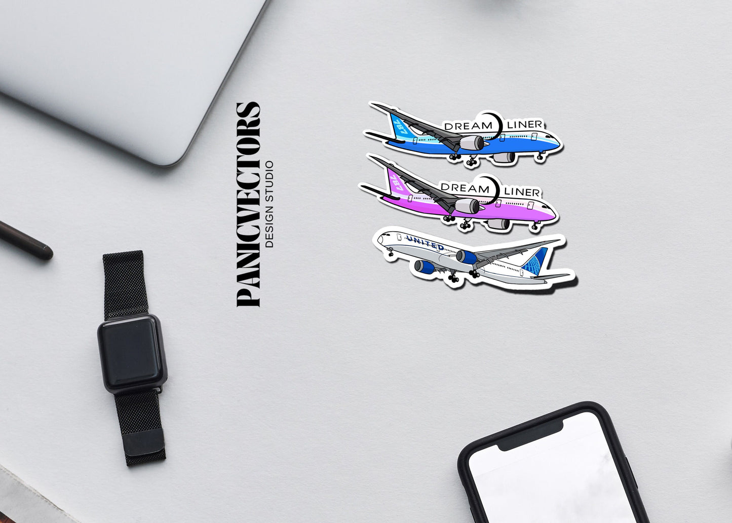 Dreamliner Boeing 787 Airplane Vinyl Sticker