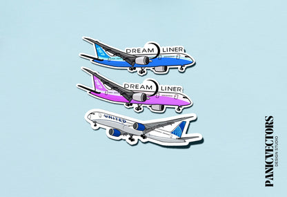 Dreamliner Boeing 787 Airplane Vinyl Sticker