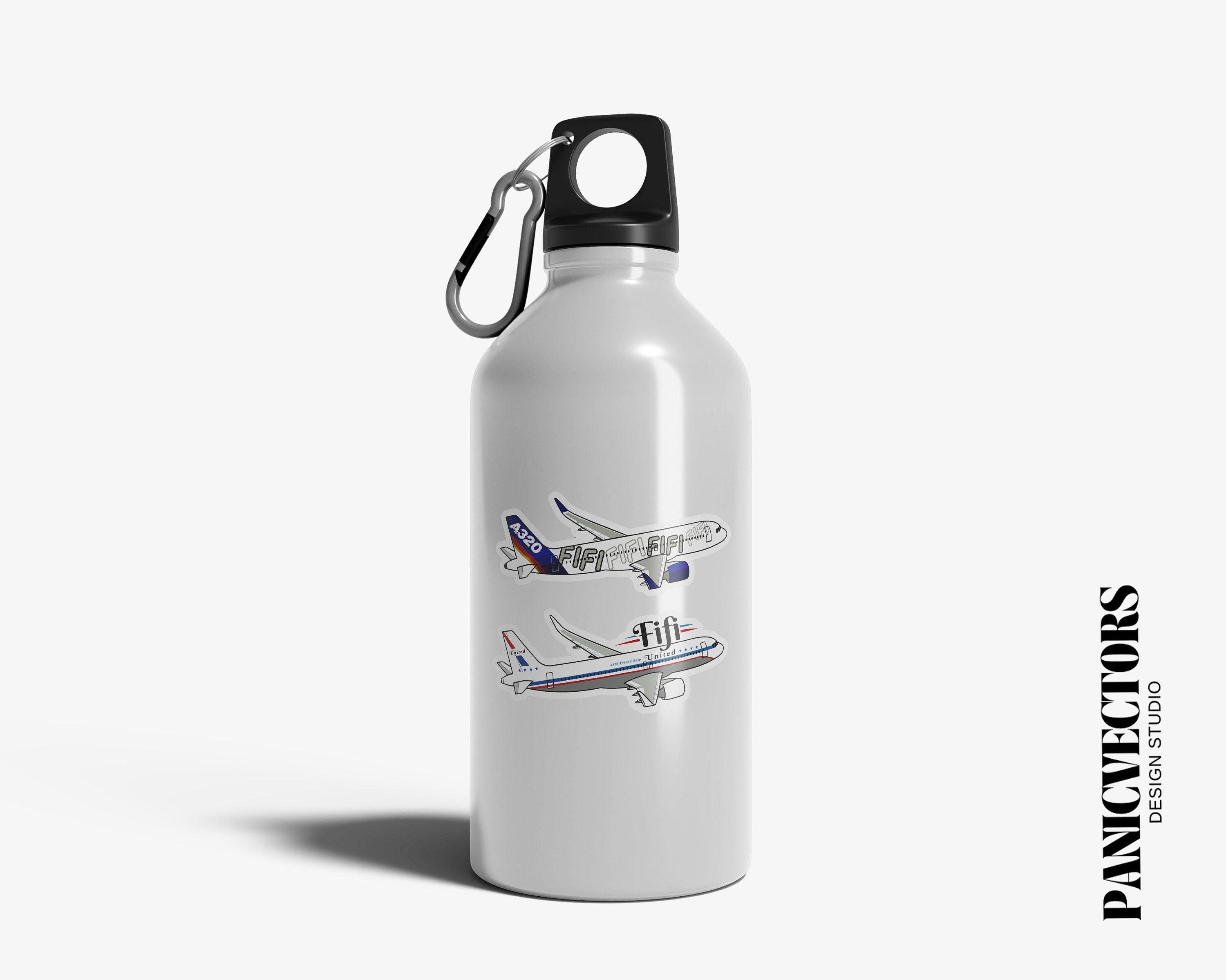 Fifi the Airbus A320 Aviation Vinyl Sticker – Panic Vectors